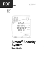 Simon Security System manual