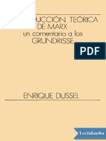 La Produccion Teorica de Marx Un Comentario a Los Grundrisse - Enrique Dussel