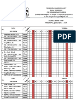 Daftar Hadir Bulanan Guru