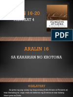 Aralin 16-20 (Florante at Laura) Filipino