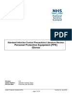 Personal Protective Equipment (PPE) Gloves: Standard Infection Control Precautions Literature Review