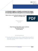 La inclusión digital y el diseño curricular de Lengua