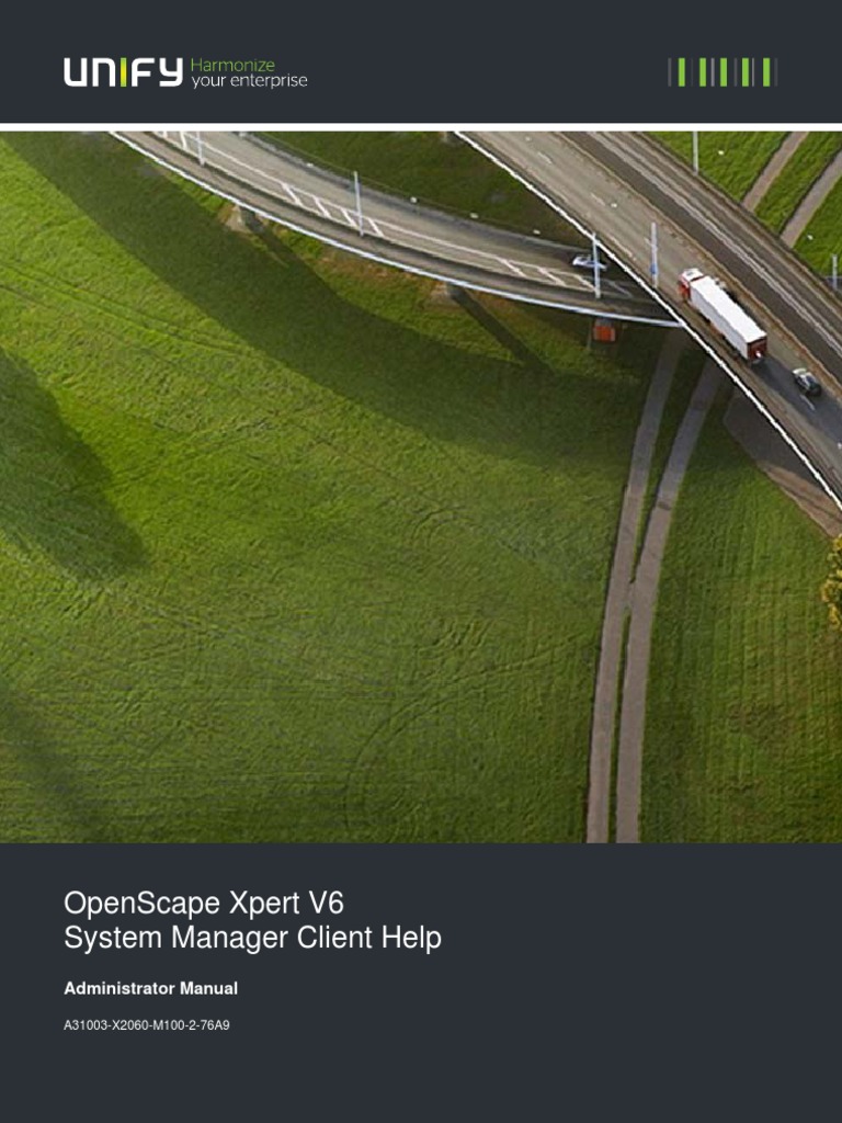OpenScape Xpert V6 System Manager Online Help Administrator ...