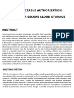 Cc05 - Efficient Traceable Authorization Search System For Secure Cloud Storage