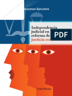 Independencia Judicial Ecuador - Pásara