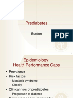 Prevalence and Risks of Prediabetes