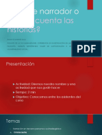 Datos Básicos de Narrativa: ¿Quién Cuenta La Historia?