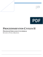 Procedimientos Civiles II