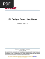 Mentor Graphics Corporation, HDL Designer Series™ User Manual. Release v2018.2