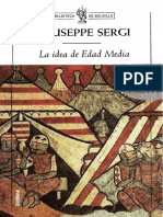 Giuseppi Sergi, Idea de La Edad Media
