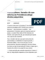 Funcionalismo - Senador diz que reforma da Previdência atinge direitos adquiridos .pdf