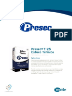 PRESEC - Ficha de Producto Morteros PDF