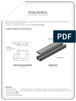 BOTTAI - Ficha Técnica Canaleta 15x10x100 PDF