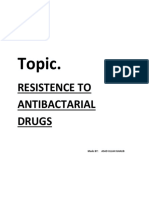 Antibiotic Resistance in Bacteria: Genetic Determinants and Mechanisms of Spread