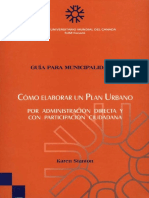 Como Elaborar Un Plan Urbano - Staton