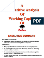 A Comparitive Analysis of Working Capital of