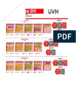 Calendario Cuatrimestral Ejecutiva Mixta 7 Semanas UVM-1 - 2315