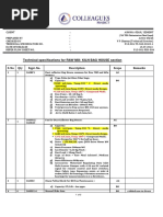 Technical Specifications For RAW Mill-KILN BAG HOUSE Section