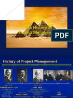 History of Project Man