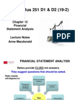 Bus 251 D1 & D2 (19-2) : Financial Statement Analysis