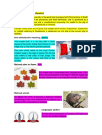 Ejemplo Exposición en Inglés Sobre Canadá