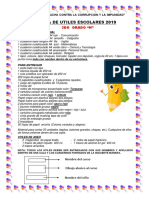 Lista de Utiles Escolares Xammar Segundo Grado