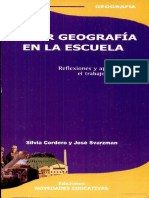 Hacer Geografia en La Escuela Silvia Cordero 1 PDF