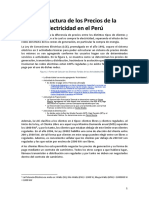 Precios de La Electricidad en El Perú (2019)