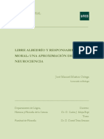 MUNOZ - ORTEGA - Tesis Libre Albedrío y Responsabilidad Moral Una Aproximación Desde La Neurociencia PDF