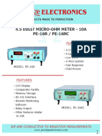 PE-16R & PE-16RC Micro Ohm Meter