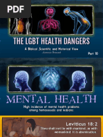 10. The LGBT Movement Health Issues- Higher Incidents of Mental Health Problems ,Drug Abuse and Marijuana Usage