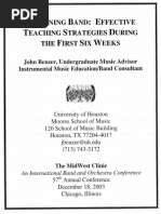 Section Leader Duties in Marching Band | PDF | Leadership
