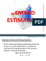 Demand Estimation (1)