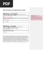 Writing A Function: Why Functions Are Better Than Scripts