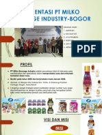 Presentasi PT Milko Beverage Industry