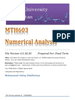 MTH603 Final Term (GIGA FILE by Ishfaq V11.02.02) 2 PDF