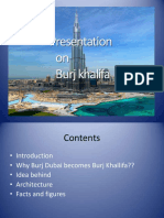 Burj Khalifa Presentation: Tallest Building Facts in 40 Characters