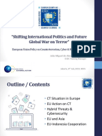 08JUL2019 - ESDC - EEAS - Shifting Internacional Politics - Future Global War On Terror, Cyber & Hybrid