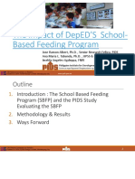DepEd School Feeding Program Impact Study