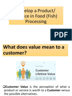 Develop A Product/ Service in Food (Fish) Processing