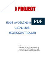 Co Project: Edge Avoiding Robot USING 8051 Microcontroller
