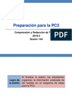 14A-100000N01I Preparación Para La PC2 (Diapositivas) 2018-3