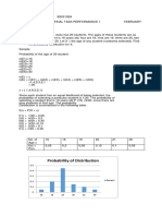 Probability of Distribution