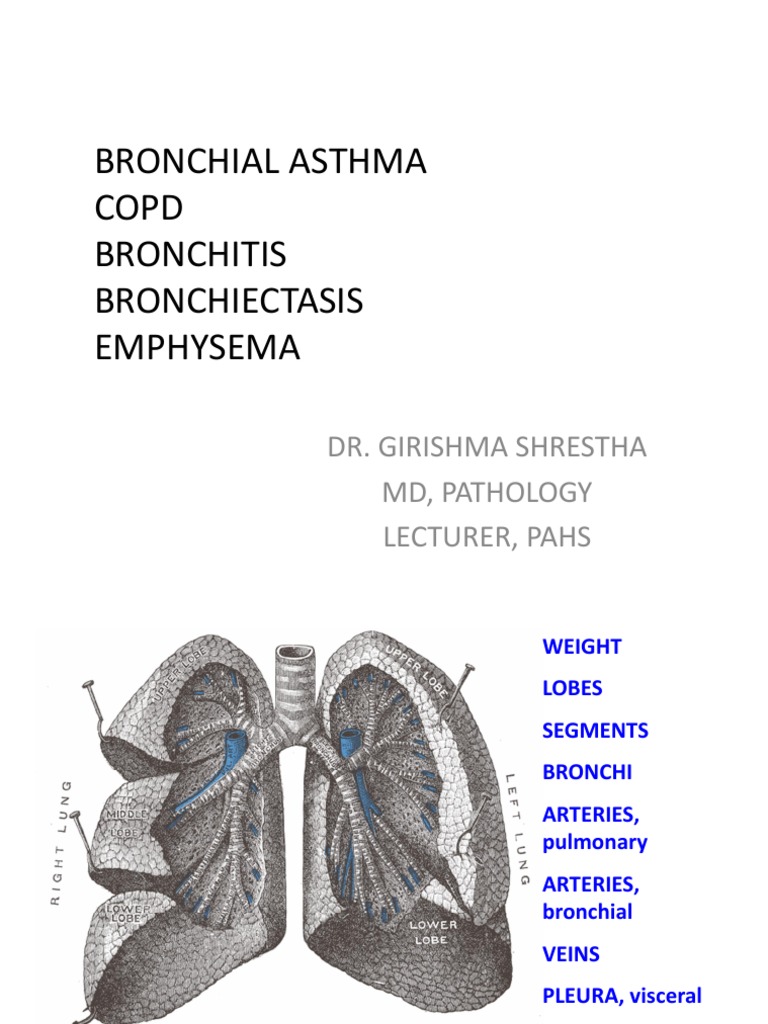 GS Bronchial Asthma Bronchiectasis Emphysema PDF Allergy Asthma