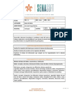 Formato ficha técnica Senasoft bases de datos