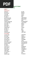 Gateway B1+ Student's Book Wordlist - Bosnian: Unit 1