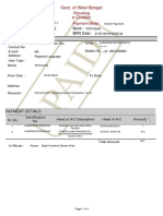 Govt. of West Bengal E-Challan Housing: GRN: GRN Date: Bank