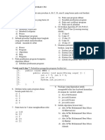 Soal Pemrograman Dasar