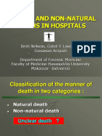 Natural and Non-Natural Deaths in Hospitals