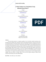 Detection of Wind Turbine Gear Tooth Defects Using Sideband Energy Ratio™